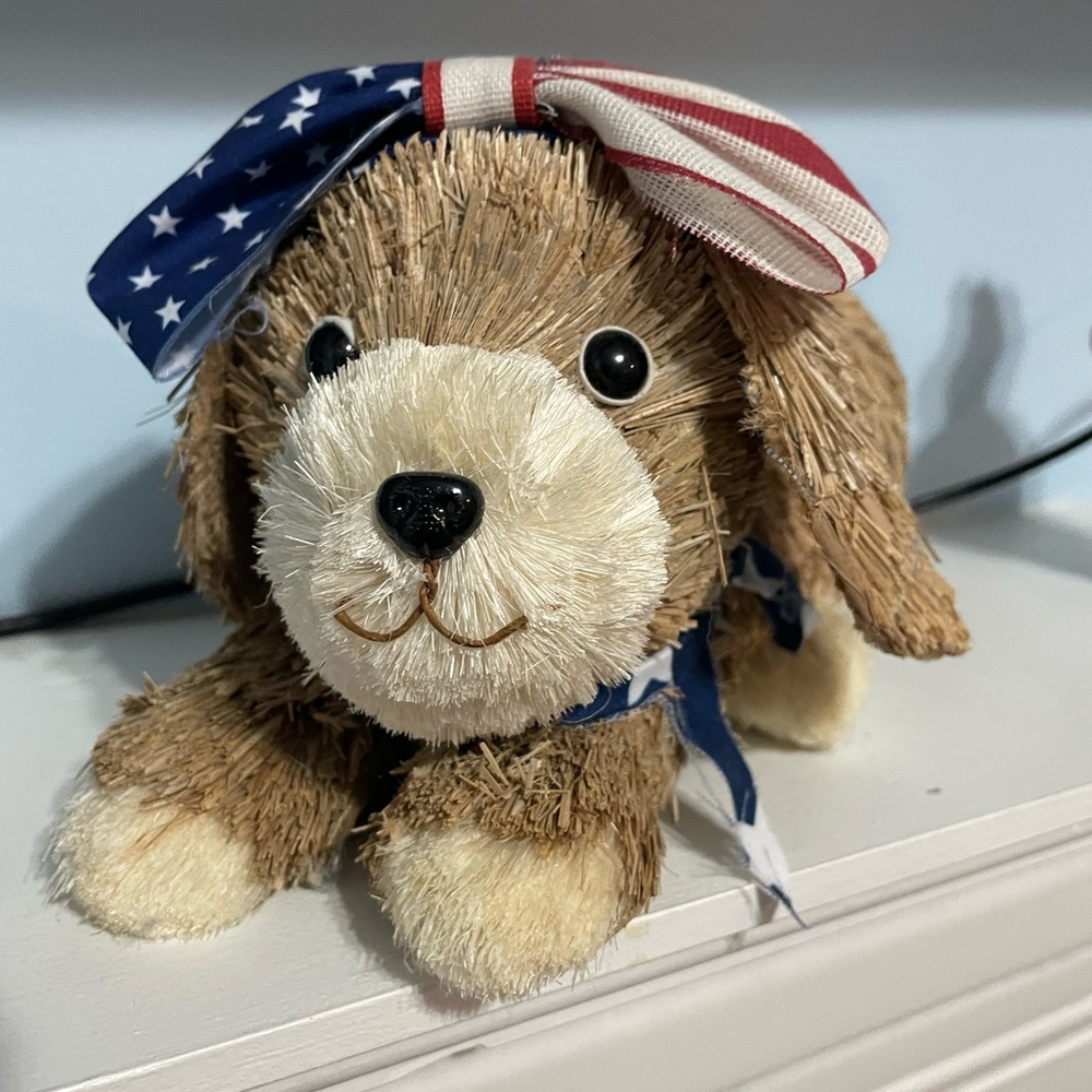 Patriotic decorative dog